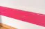 Hochbett 90 x 200 cm, "Easy Premium Line" K22/n, Buche Massivholz rosa lackiert, teilbar