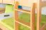 Stockbett 140 x 190 cm für Erwachsene "Easy Premium Line" K24/n, Kopf- und Fußteil gerade, Buche Massivholz Natur lackiert, teilbar