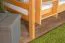 Etagenbett mit Rutsche 90 x 200 cm, Buche Massivholz Natur lackiert, teilbar in zwei Einzelbetten, "Easy Premium Line" K29/n