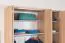 Drehtürenschrank / Kleiderschrank Muros 04, Farbe: Eiche Braun - 222 x 150 x 52 cm (H x B x T)