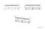 TV-Unterschrank Glostrup 11, Farbe: Eiche - Abmessungen: 52 x 150 x 40 cm (H x B x T), mit 2 Schubladen