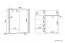 Schiebetürenschrank / Kleiderschrank Nogales 02, Farbe: Sonoma Eiche hell / dunkel - Abmessungen: 210 x 197 x 66 cm (H x B x T), mit 2 Türen und 7 Fächern