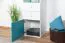 Jugendzimmer Komplett - Set A "Aalst", 6-teilig, Eiche / Weiß / Blau