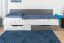 Kinderbett / Jugendbett Ohey 12, Farbe: Dunkelgrau / Hellgrau - 90 x 200 cm (B x L)