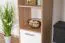 Bücherregal Palpala 02, Farbe: Eiche Sonoma / Weiß - 110 x 41 x 35 cm (H x B x T)