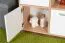 Kommode Palpala 05, Farbe: Eiche Sonoma / Weiß - 75 x 80 x 35 cm (H x B x T)
