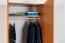 Drehtürenschrank / Kleiderschrank Plata 04, Farbe: Erle - 190 x 80 x 55 cm (H x B x T)