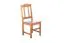 Stuhl Kiefer massiv Vollholz Eichefarben Junco 247 - Abmessungen: 95 x 44 x 46 cm (H x B x T)