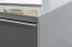 TV-Unterschrank Vaitele 21, Farbe: Anthrazit Hochglanz / Walnuss - 46 x 188 x 45 cm (H x B x T)
