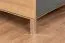 TV-Unterschrank Vaitele 21, Farbe: Anthrazit Hochglanz / Walnuss - 46 x 188 x 45 cm (H x B x T)