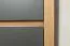 Kommode im modernen Stil Faleula 04, Eiche / Grau, Maße: 79 x 90 x 43 cm, mit ABS Kantenschutz, drei Schubladen, Griffloses Design