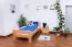 Kinderbett 90 x 200 cm | Massivholz: Buche | Natur Lackiert Abbildung