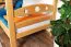 Etagenbett 90 x 190 cm | Massivholz: Buche | Natur Lackiert | umbaubar in zwei Einzelbetten | Premium-Qualität | inkl. Rollroste Abbildung