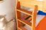 Massivholz Etagenbett für Kinder und Jugendliche | Matratzenmaß: 120 x 200 cm | Natur Lackiert | umbaubar in 2 Einzelbetten | Premium-Qualität | inkl. Rollroste Abbildung