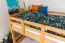 Etagenbett 120 x 190 cm | Massivholz: Buche | Natur Lackiert | umbaubar in zwei Einzelbetten | Premium-Qualität | inkl. Rollroste Abbildung