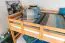 Kinderstockbett 160 x 190 cm | Massivholz: Buche | Natur Lackiert | umbaubar in 2 Einzelbetten | Premium-Qualität | inkl. Rollroste Abbildung