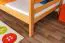 Massivholz Etagenbett für Kinder und Jugendliche | Matratzenmaß: 120 x 200 cm | Natur Lackiert | umbaubar in 2 Einzelbetten | Premium-Qualität | inkl. Rollroste Abbildung