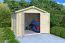 Holz-Gartenhaus 2,38 x 2,46 Meter (inkl. Dach) | Naturbelassen | Satteldach | 28 mm Blockbohlen-Haus Abbildung