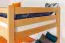 Massivholz Etagenbett für Kinder und Jugendliche | Matratzenmaß: 120 x 200 cm | Natur Lackiert | umbaubar in 2 Einzelbetten | Premium-Qualität | inkl. Rollroste Abbildung