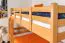 Massivholz Etagenbett für Kinder und Jugendliche | Matratzenmaß: 120 x 200 cm | Natur Lackiert | umbaubar in 2 Einzelbetten | Premium-Qualität | inkl. Rollroste Abbildung