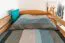 Massivholz Hochbett für Kinder | Matratzenmaß: 90 x 190 cm | Natur Lackiert | umbaubar in Einzelbett | Premium-Qualität | inkl. Rollrost Abbildung