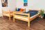 Massivholz Etagenbett für Kinder und Jugendliche | Matratzenmaß: 120 x 200 cm | Natur Lackiert | umbaubar in 2 Einzelbetten | Premium-Qualität | inkl. Rollroste Abbildung