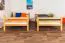 Massivholz Etagenbett für Kinder und Jugendliche | Matratzenmaß: 120 x 200 cm | Natur Lackiert | umbaubar in 2 Einzelbetten | Premium-Qualität | inkl. Rollroste Abbildung