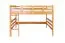 Massivholz Etagenbett für Kinder und Jugendliche | Matratzenmaß: 140 x 190 cm | Natur Lackiert | umbaubar in 2 Einzelbetten | Premium-Qualität | inkl. Rollroste Abbildung