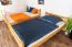 Massivholz Etagenbett für Kinder und Jugendliche | Matratzenmaß: 120 x 200 cm | Natur Lackiert | umbaubar in 2 Einzelbetten | Premium-Qualität | inkl. Rollroste Abbildung