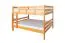 Kinderstockbett 160 x 190 cm | Massivholz: Buche | Natur Lackiert | umbaubar in 2 Einzelbetten | Premium-Qualität | inkl. Rollroste Abbildung