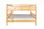 Kinderstockbett 160 x 190 cm | Massivholz: Buche | Natur Lackiert | umbaubar in 2 Einzelbetten | Premium-Qualität | inkl. Rollroste Abbildung
