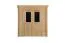 Holz-Gartenhaus 2,3 x 1,18 Meter (inkl. Dach) | Naturbelassen | Pultdach Abbildung