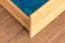 Massivholz Etagenbett inkl. Rollbett/Ausziehbett/Stauraum für Kinder und Jugendliche | Matratzenmaß: 90 x 200 cm | Natur Lackiert | umbaubar in 2 Einzelbetten | mit Rollbett | inkl. Rollroste Abbildung