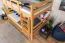 Etagenbett 120 x 190 cm | Massivholz: Buche | Natur Lackiert | umbaubar in zwei Einzelbetten | Premium-Qualität | inkl. Rollroste Abbildung
