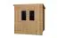 Holz-Gartenhaus 1,98 x 1,28 Meter (inkl. Dach) | Naturbelassen | Pultdach Abbildung