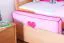 Kinderbett 90 x 200 cm | Massivholz: Buche | Natur Lackiert | inkl. 2. Liegeplatz 90 x 190 cm ausziehbar und 2 Rollrost Abbildung