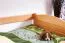 Kinderbett 90 x 190 cm | Massivholz: Buche | Natur Lackiert Abbildung