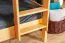 Kinderstockbett 160 x 190 cm | Massivholz: Buche | Natur Lackiert | umbaubar in 2 Einzelbetten | Premium-Qualität | inkl. Rollroste Abbildung