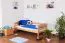 Bettrahmen für Kinder / Kinderzimmer-Bett 90 x 190 cm | Massivholz: Buche | Natur Lackiert | besonders hohe Qualität Abbildung