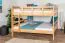 Etagenbett für Erwachsene | für bis zu 4 Personen | 160 x 200 cm | Massivholz Buche | Natur lackiert | umbaubar | Premium Qualität Abbildung
