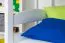 Kinderzimmer-Etagenbett 90 x 190 cm | Massivholz: Buche | Weiß Lackiert | umbaubar in 2 Einzelbetten | Premium-Qualität | inkl. Rollroste Abbildung