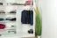 2 Meter breiter Kleiderschrank mit 2 Türen | Farbe: Weiß Abbildung