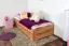 Kernbuche-Bett massiv | 90 x 200 cm | Kernbuche | Geölt | Natur Abbildung