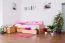 Kinderzimmer-Bett 90 x 200 cm | inkl. Stauraum / 2 Schubladen | Massivholz: Buche | Natur Lackiert | inkl. Lattenrost Abbildung