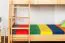 Kinderetagenbett 90 x 200 cm | Massivholz: Buche | Natur Lackiert | umbaubar in 2 Einzelbetten | Premium-Qualität | inkl. Rollroste Abbildung