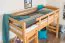 Kinderzimmer-Hochbett 90 x 190 cm | Massivholz: Buche | Natur Lackiert | umbaubar in Einzelbett | Premium-Qualität | inkl. Rollrost Abbildung