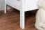 Kinderzimmer-Etagenbett 90 x 190 cm | Massivholz: Buche | Weiß Lackiert | umbaubar in 2 Einzelbetten | Premium-Qualität | inkl. Rollroste Abbildung