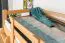 Kinderzimmer-Hochbett 90 x 190 cm | Massivholz: Buche | Natur Lackiert | umbaubar in Einzelbett | Premium-Qualität | inkl. Rollrost Abbildung