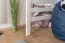 Weißes Kinderzimmer-Hochbett 90 x 190 cm | Massivholz: Buche | Weiß Lackiert | umbaubar in Einzelbett | Premium-Qualität | inkl. Rollrost Abbildung