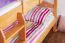 Kinderetagenbett 90 x 200 cm | Massivholz: Buche | Natur Lackiert | umbaubar in 2 Einzelbetten | Premium-Qualität | inkl. Rollroste Abbildung